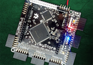 A prototype MyStorm board